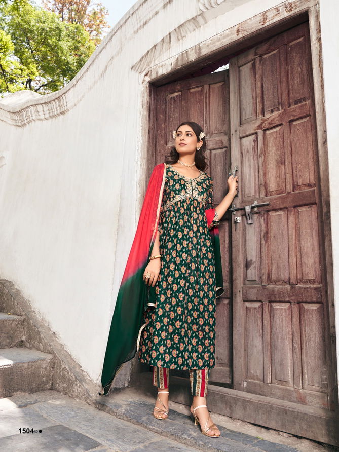 Wanna Siyaahi Alia Cut Readymade Suits Catalog
